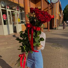Букет из 13 роз, 130 см
